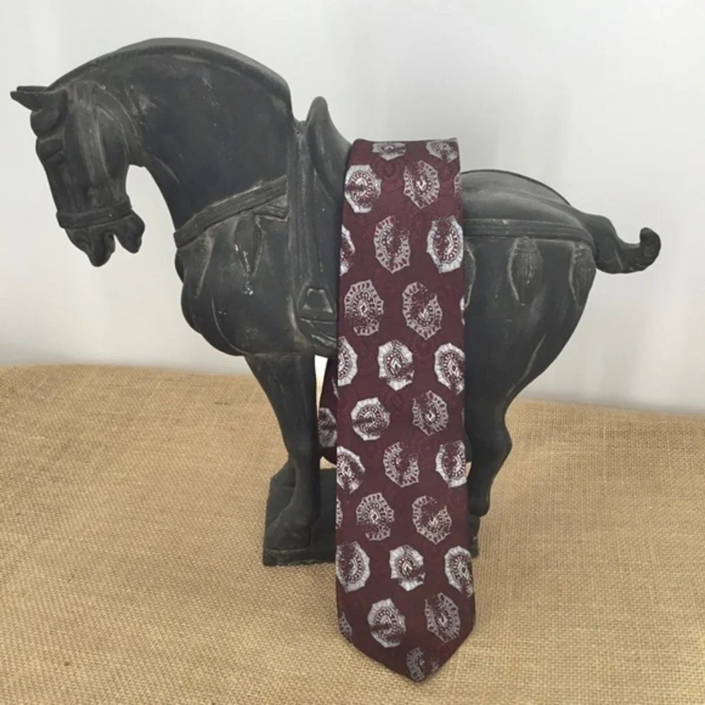 Oscar de la Renta Vintage Mens Silk Tie